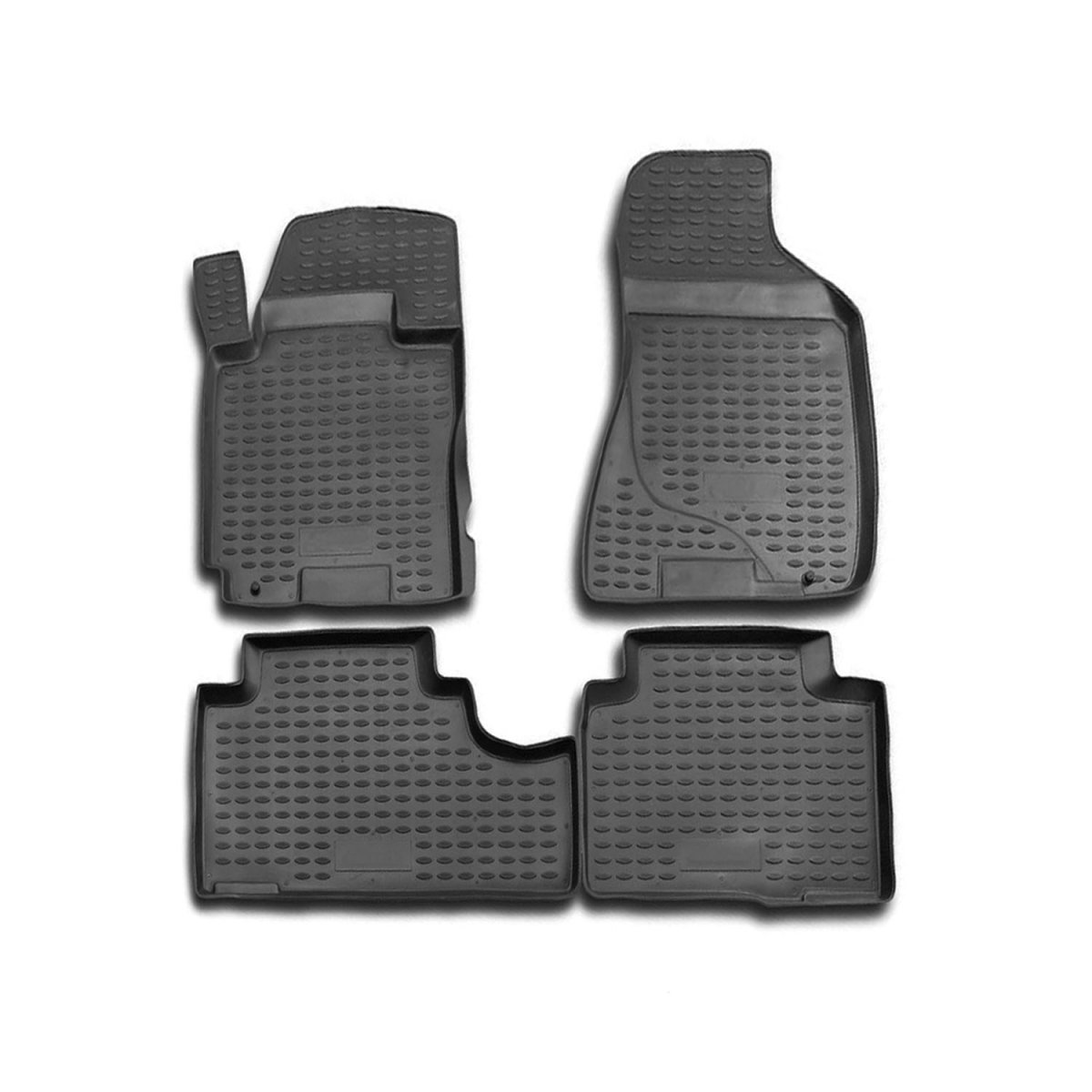 Kia Sportage Floor Mats - Omac - Rubber TPE - Black - '05-'10